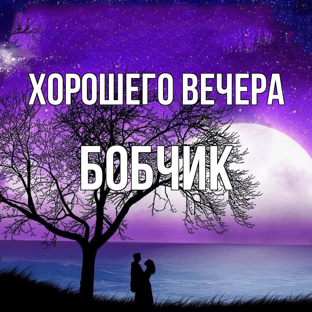Картинка Хорошего вечера, бобчик