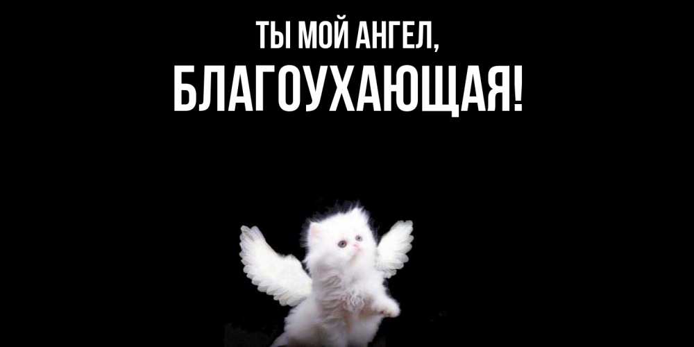 Открытка  для любимых и родных. благоухающая, Ты мой ангел  