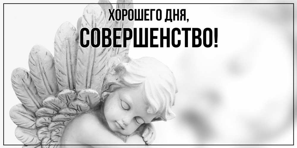 Открытка  для любимых и родных. совершенство, Хорошего дня  