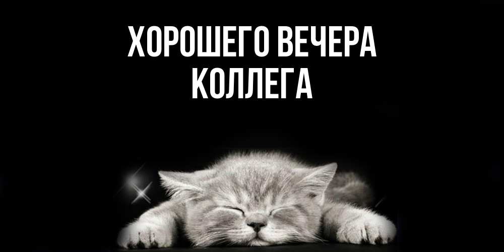 Картинка Хорошего вечера, Коллега