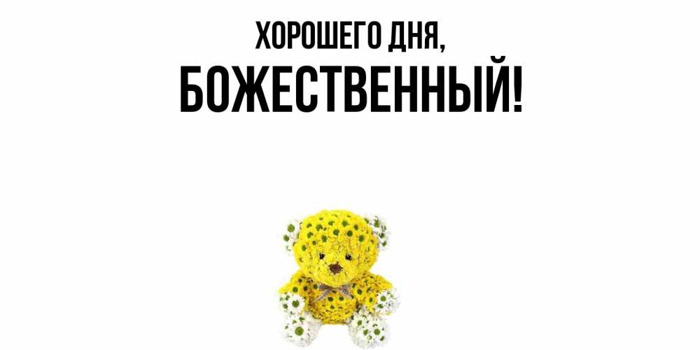 Открытка  для любимых и родных. божественный, Хорошего дня  