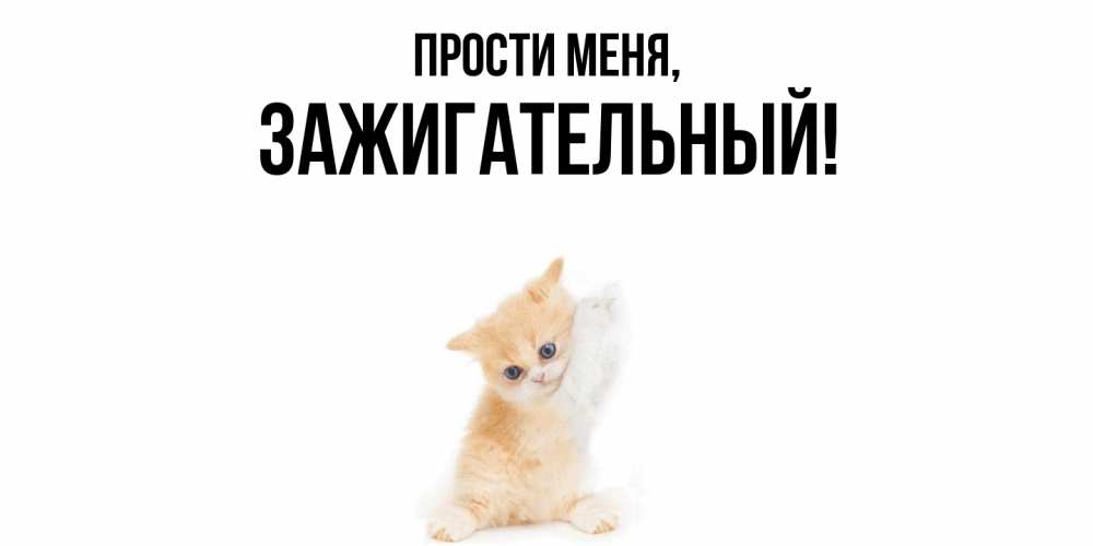 Открытка  для любимых и родных. зажигательный, Прости меня  