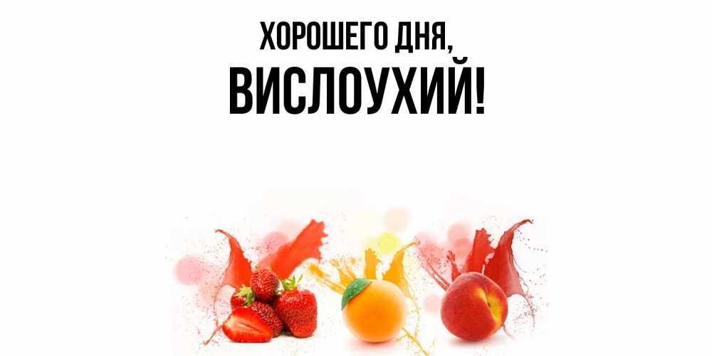 Открытка  для любимых и родных. вислоухий, Хорошего дня  