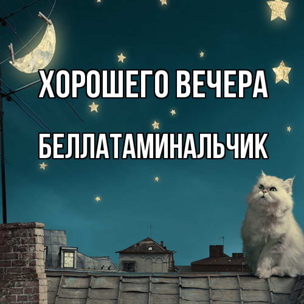 Картинка Хорошего вечера, беллатаминальчик