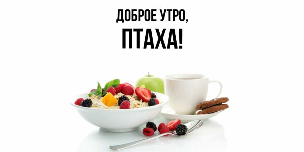 Открытка  для любимых и родных. птаха, Доброе утро  