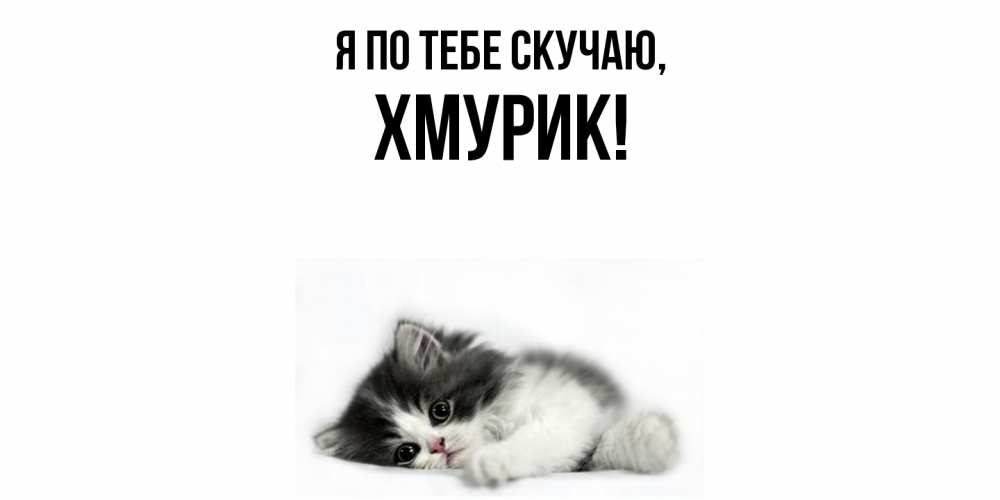 Картинка Я по тебе скучаю, хмурик