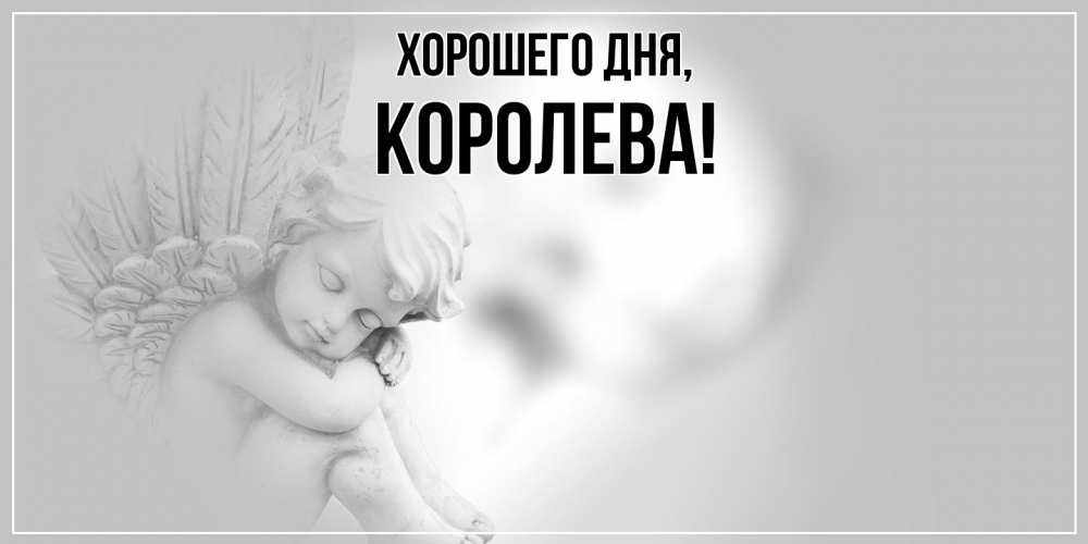 Открытка  для любимых и родных. коpолева, Хорошего дня  