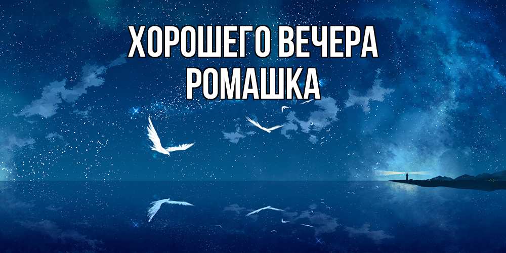 Открытка  для любимых и родных. ромашка, Хорошего вечера  