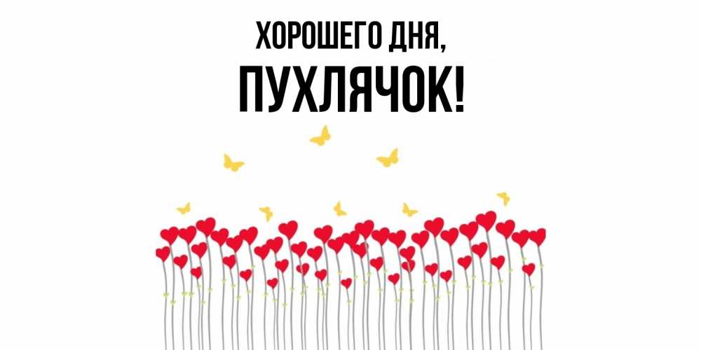 Открытка  для любимых и родных. пухлячок, Хорошего дня  