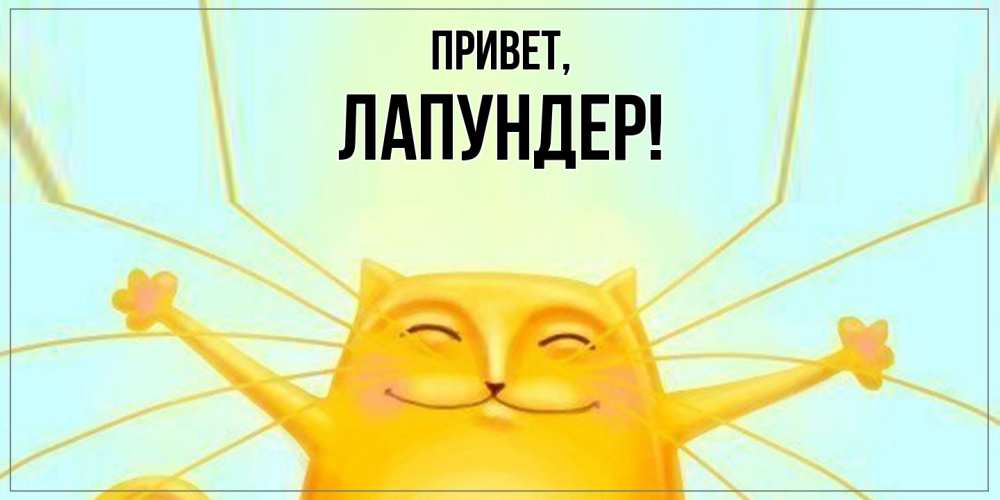 Картинка Привет, лапундер