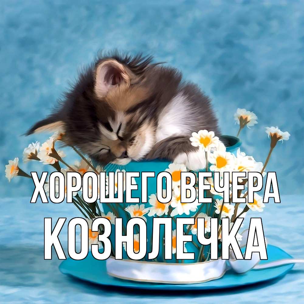 Картинка Хорошего вечера, козюлечка