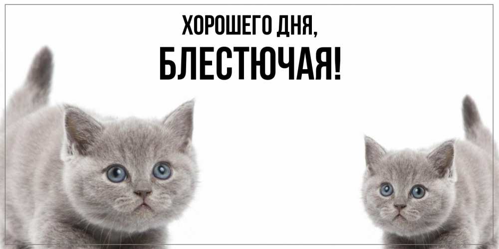 Открытка  для любимых и родных. блестючая, Хорошего дня  