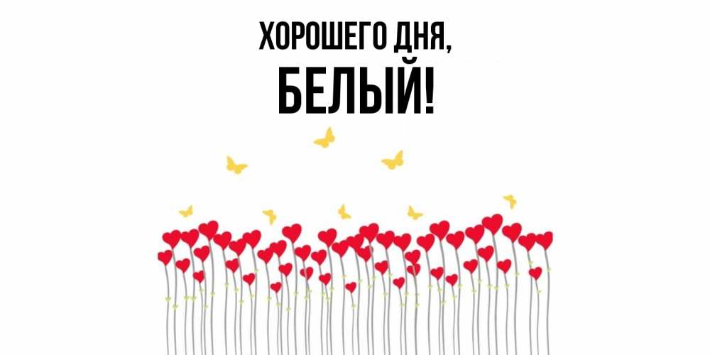 Открытка  для любимых и родных. белый, Хорошего дня  