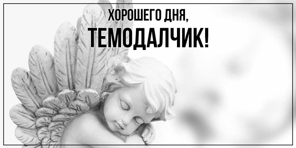 Открытка  для любимых и родных. темодалчик, Хорошего дня  