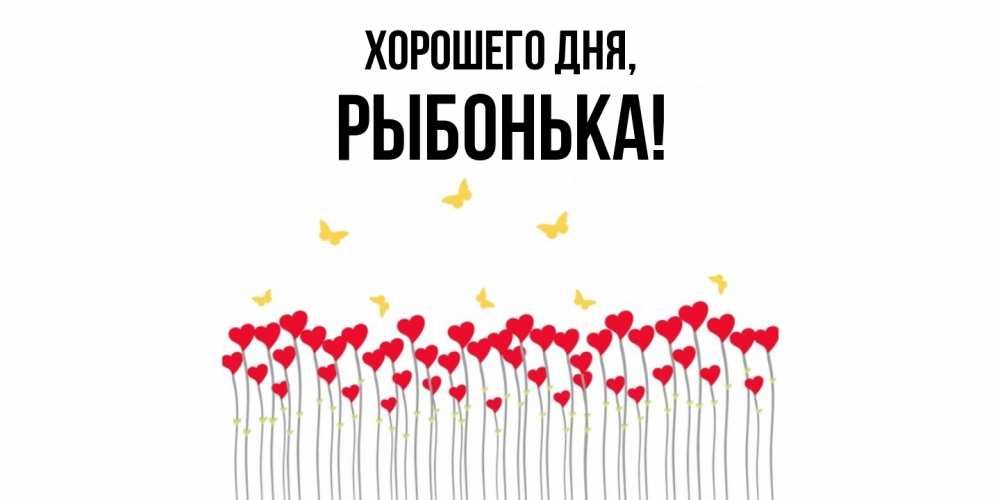 Открытка  для любимых и родных. рыбонька, Хорошего дня  