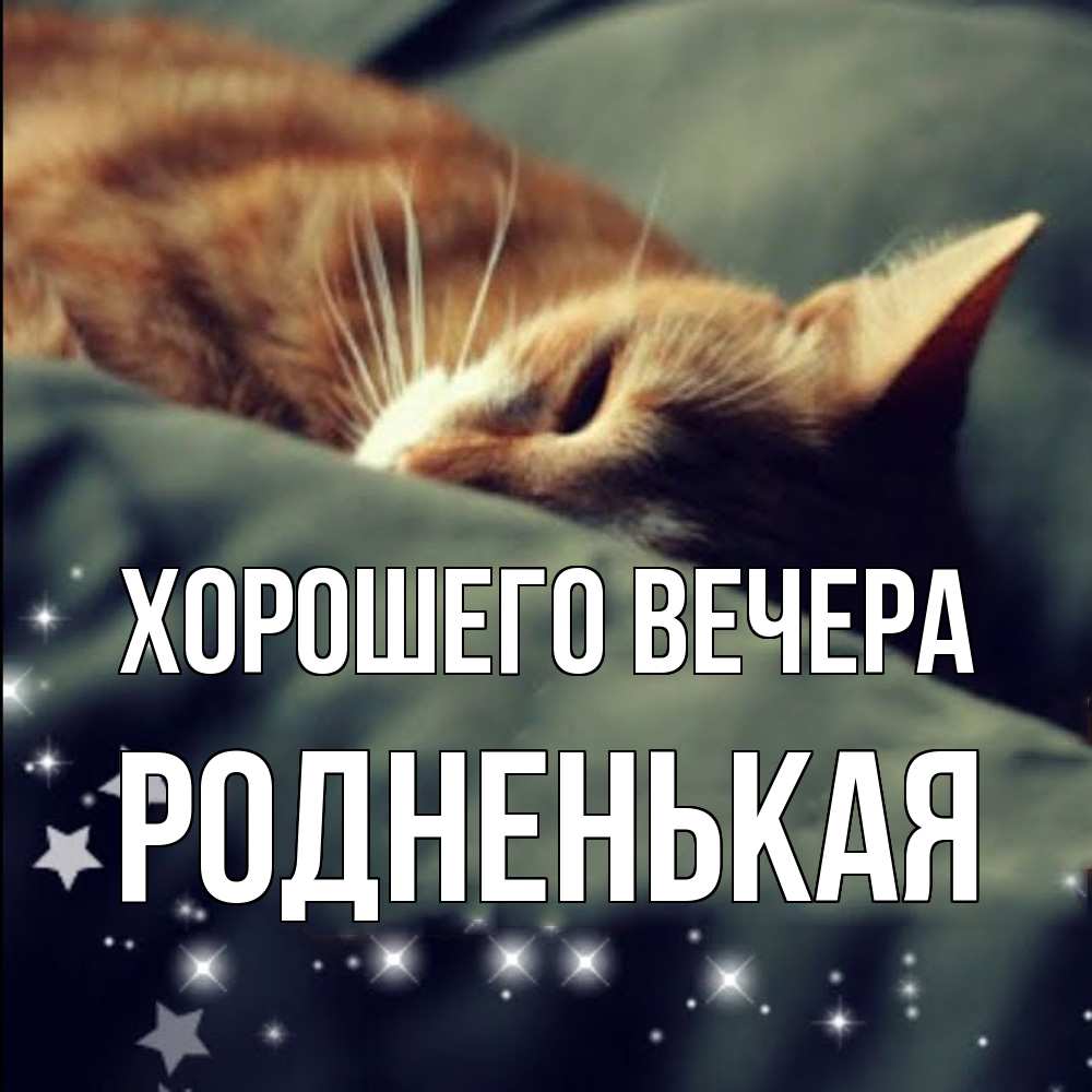 Картинка Хорошего вечера, родненькая